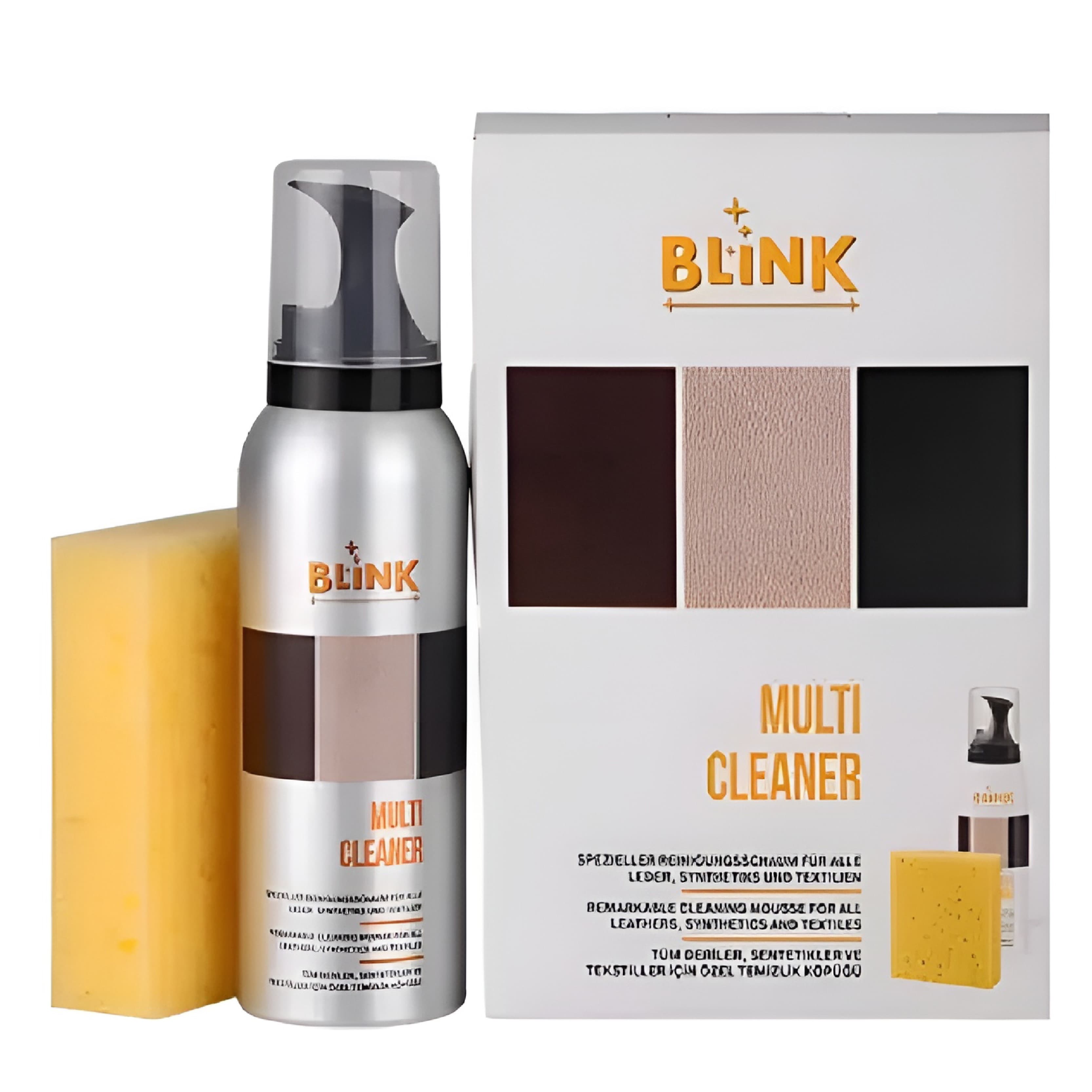 فوم تمیزکننده کفش بلینک به‌همراه اسفنج (BLINK Multi Cleaner + Sponge)